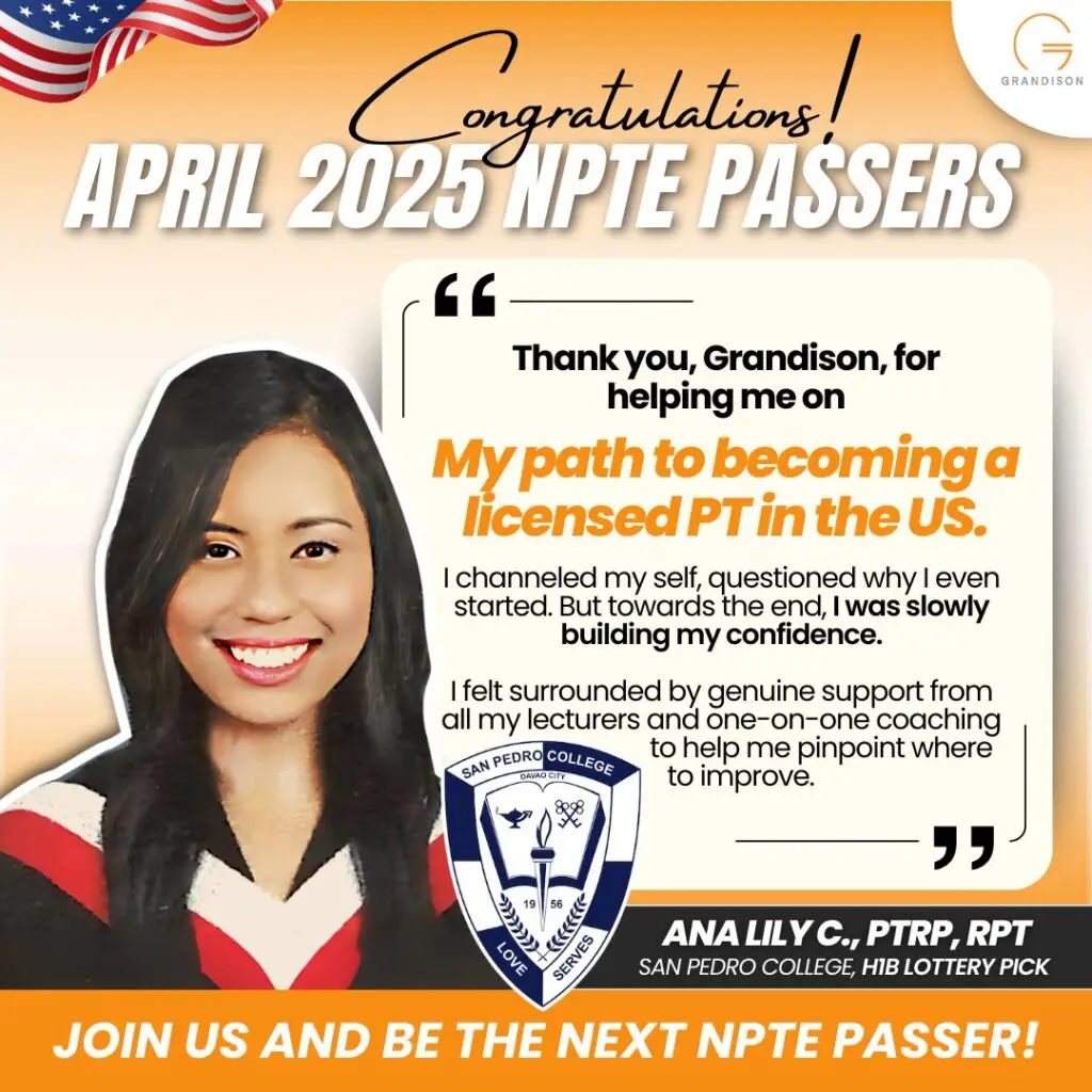 Meet PT Ana Lily, NPTE passer from San Pedro College