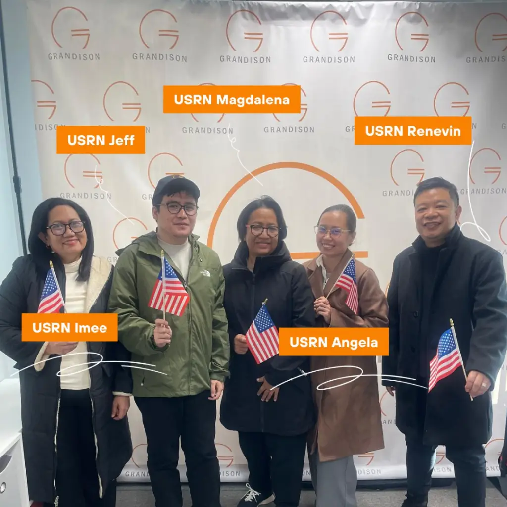 Nurses who trusted and signed their USRN contract with Grandison are now in the USA