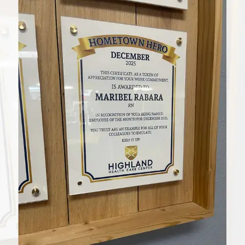 Highland Healthcare Awardee