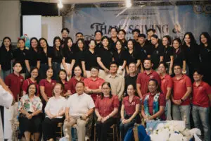 DRTREFI students and Grandison representatives at the Grit to Greatness Roadshow in Tacloban