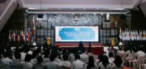 MMSU-CHS students and Grandison representatives at the Grit to Greatness Roadshow in Batac